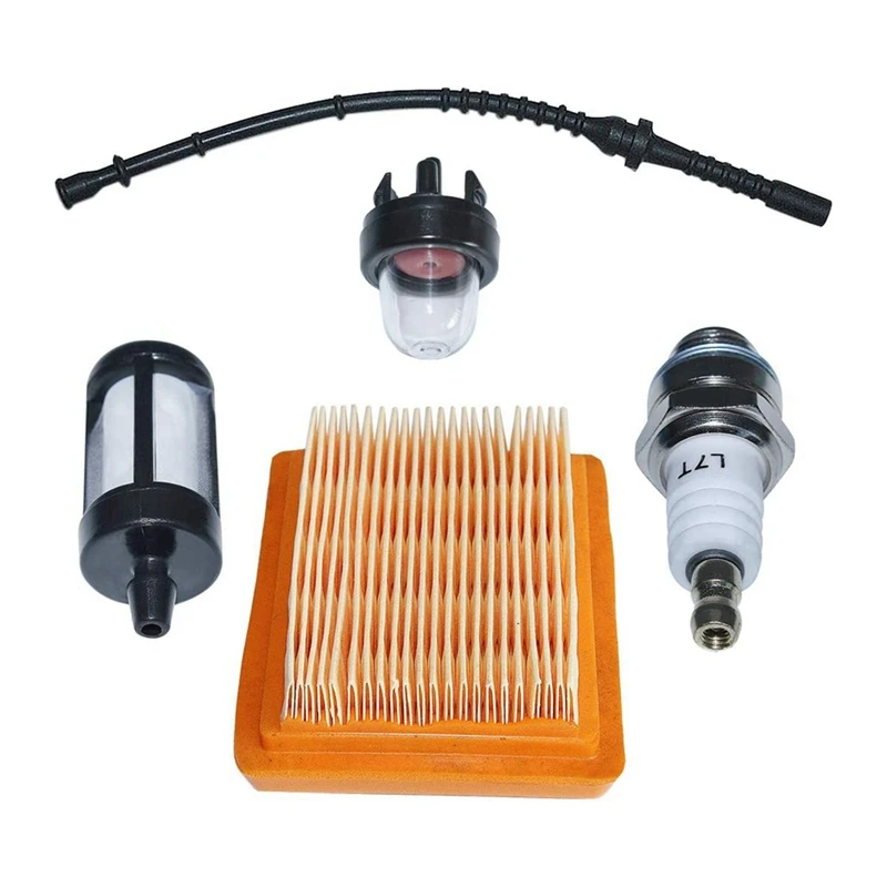ABAE-Kit Bola Air Selang Saluran Filter Bahan Bakar Udara untuk Stihl FS120 FS200 FS250 FS300 FS450 Pemangkas 4134 141 0300
