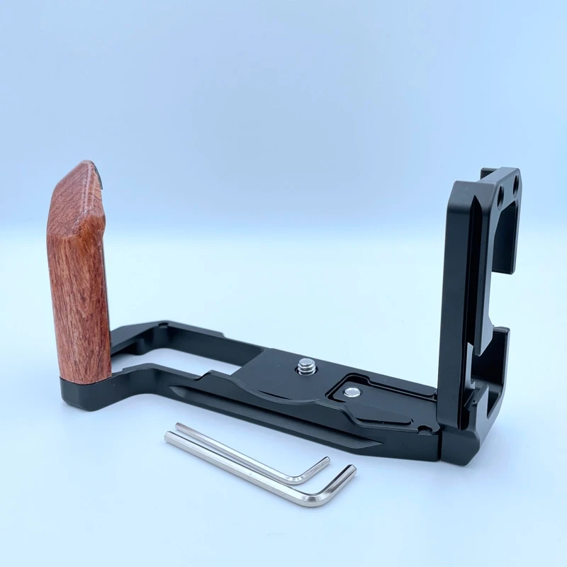 【جديد】XT5 ممتد قابل للتعديل عمودي سريع الإصدار L لوحة حامل قبضة اليد ترايبود قوس لكاميرا Fujifilm X-T5 الرقمية