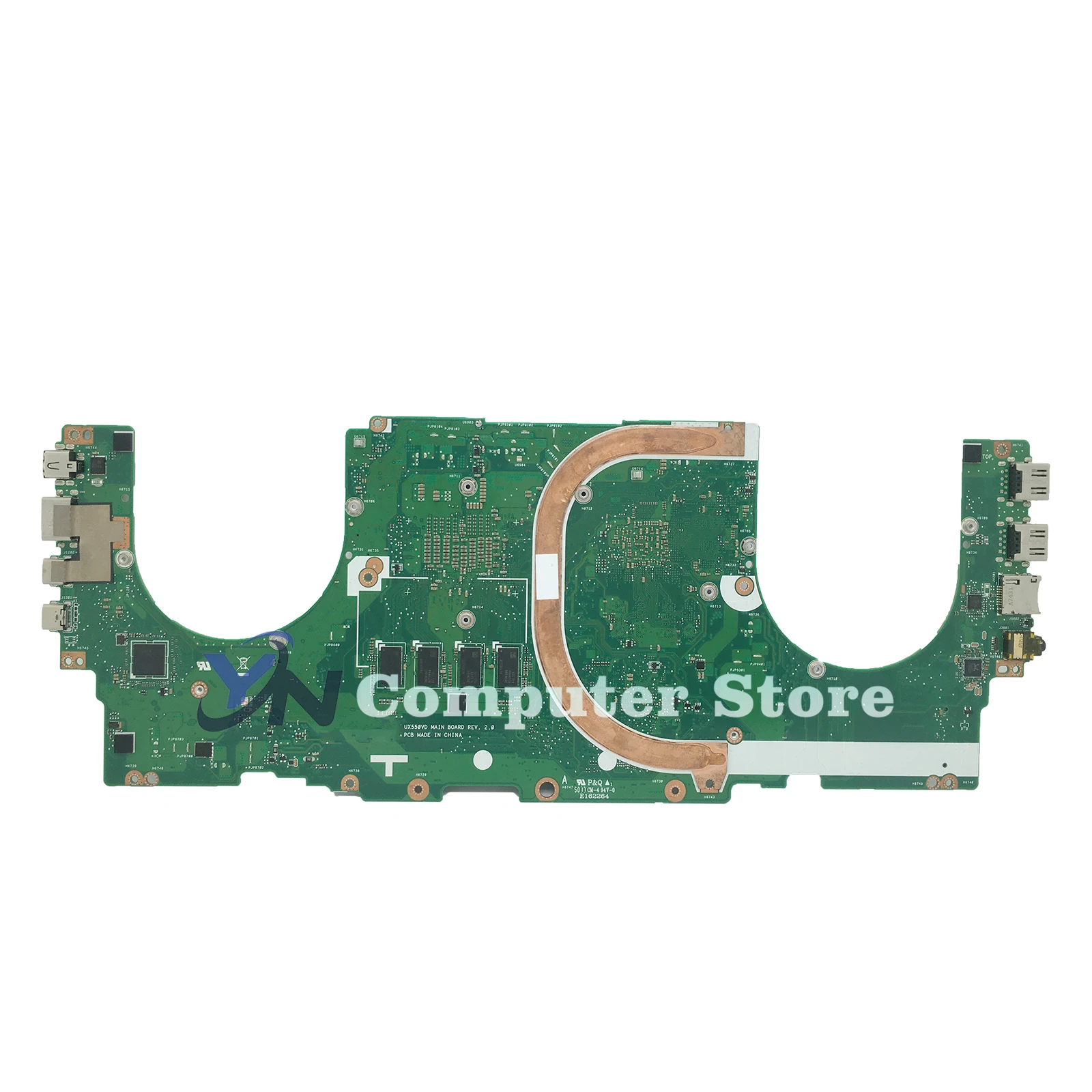 Imagem -02 - Placa-mãe Portátil para Asus Zenbook Pro Ux550v Ux550vd Ux550ve I57300h I7-7700hq Gtx1050ti 4g Gtx1050 4g 16gb