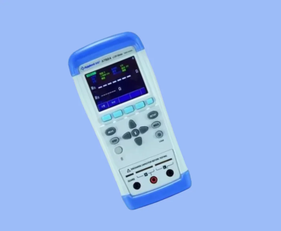 العلامة التجارية الجديدة AT824 الرقمية مقياس قدرة دائرة التوالي تستر الحث السعة المقاومة محلل للمختبر