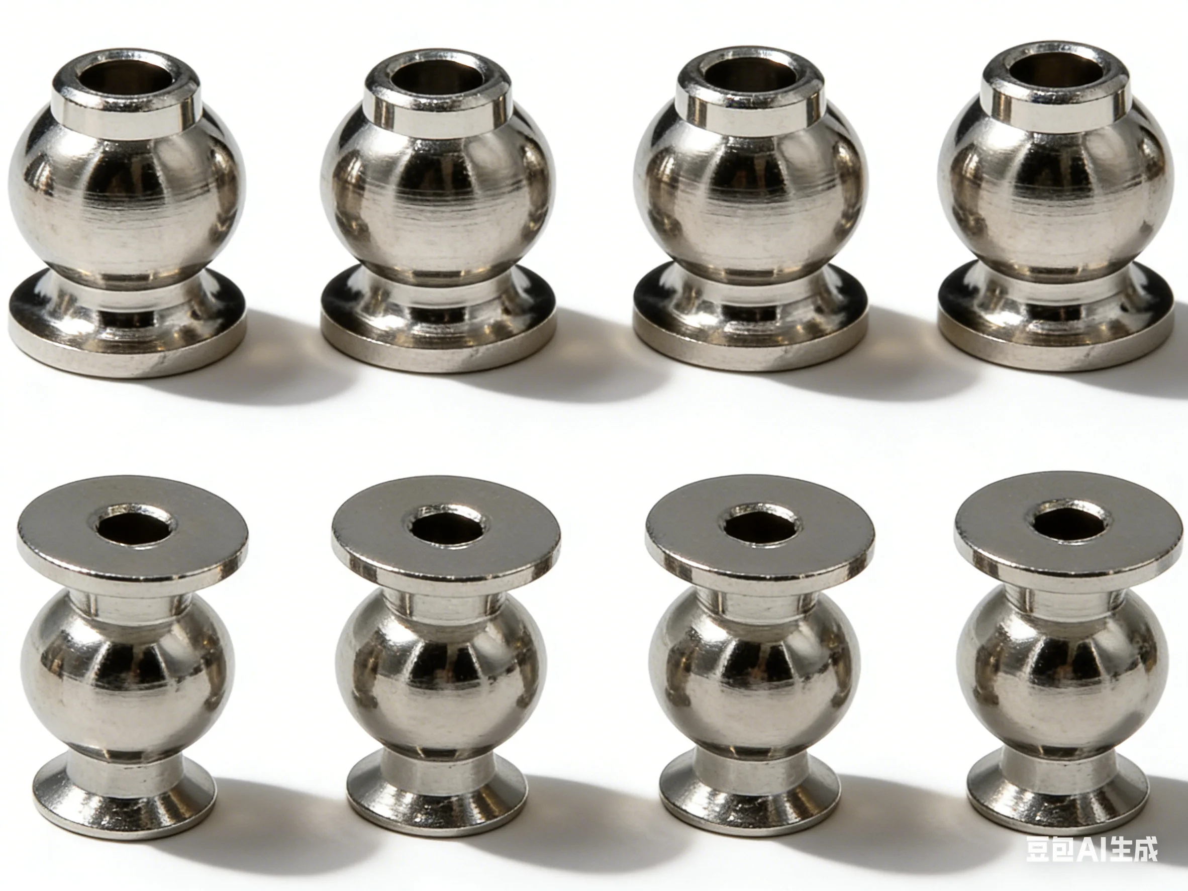 

Комплект стальных хромированных шаровых шарниров Hot Racing для Arrma Karton Senton Outcast Talion Limitless Mojave