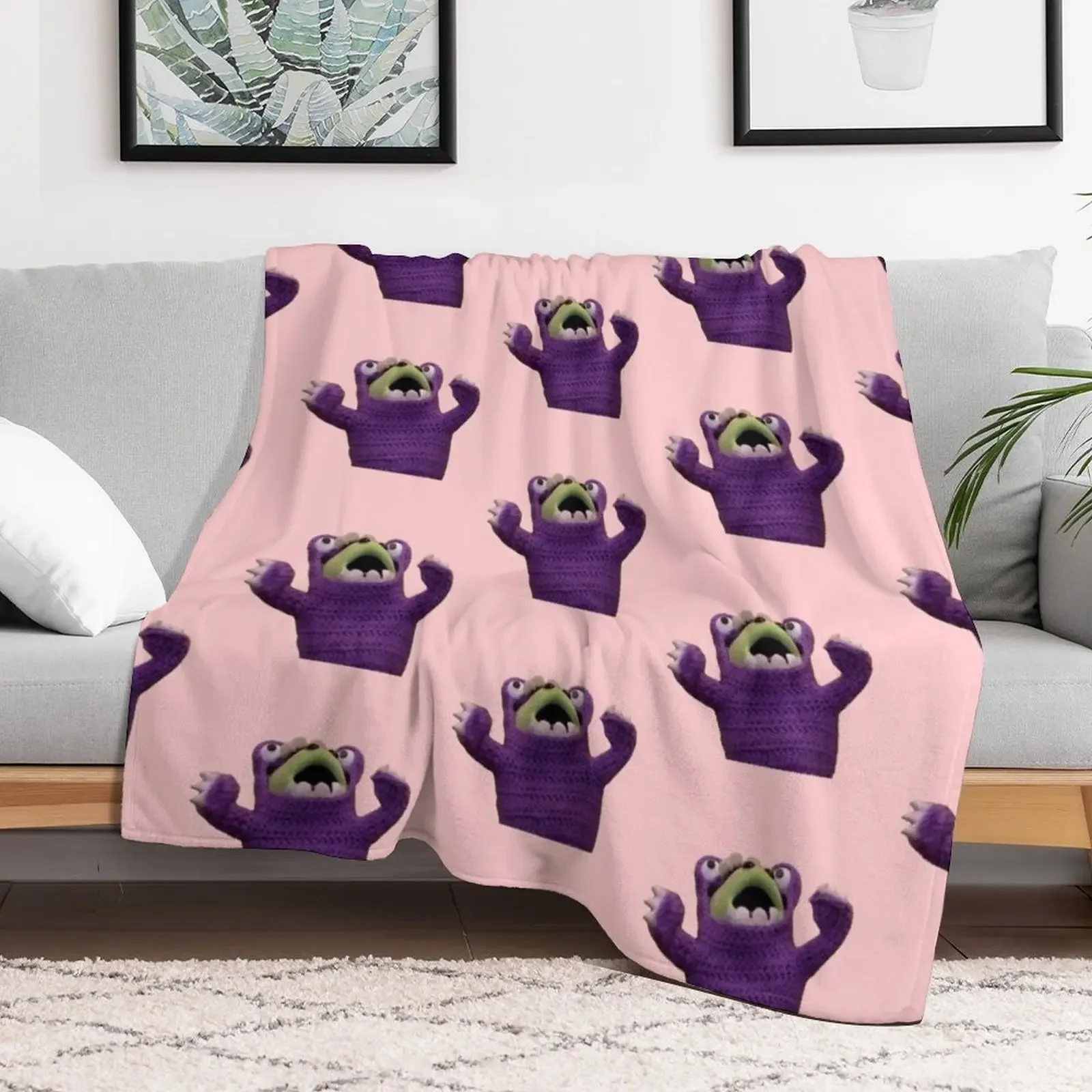 Could she be any cuter Throw Blanket Warm Napping Blanket for Office Couch Bed