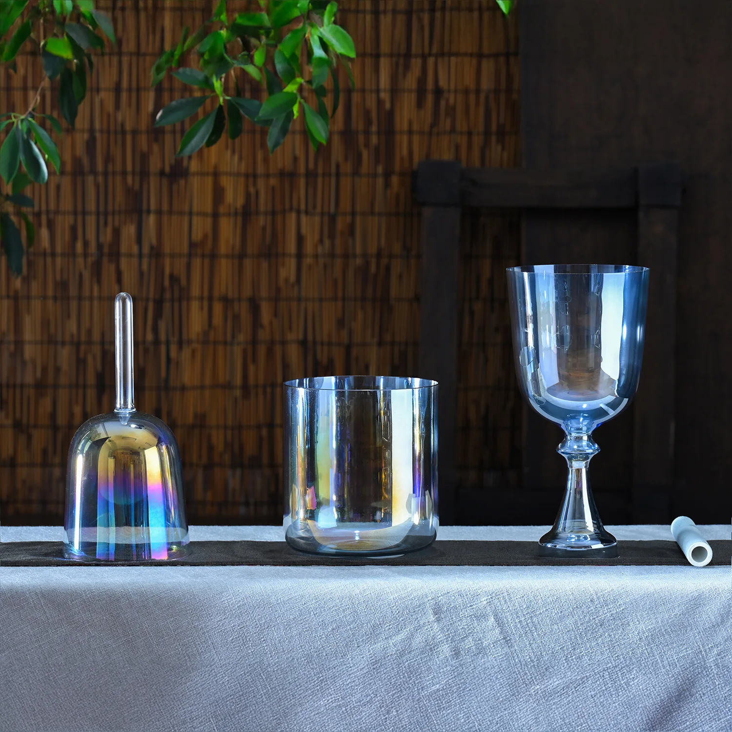 Holy Grail Set Crystal Singing Bowl Yoga Meditation Healing Instrument Alchemy Crystal Factory Direct Sale
