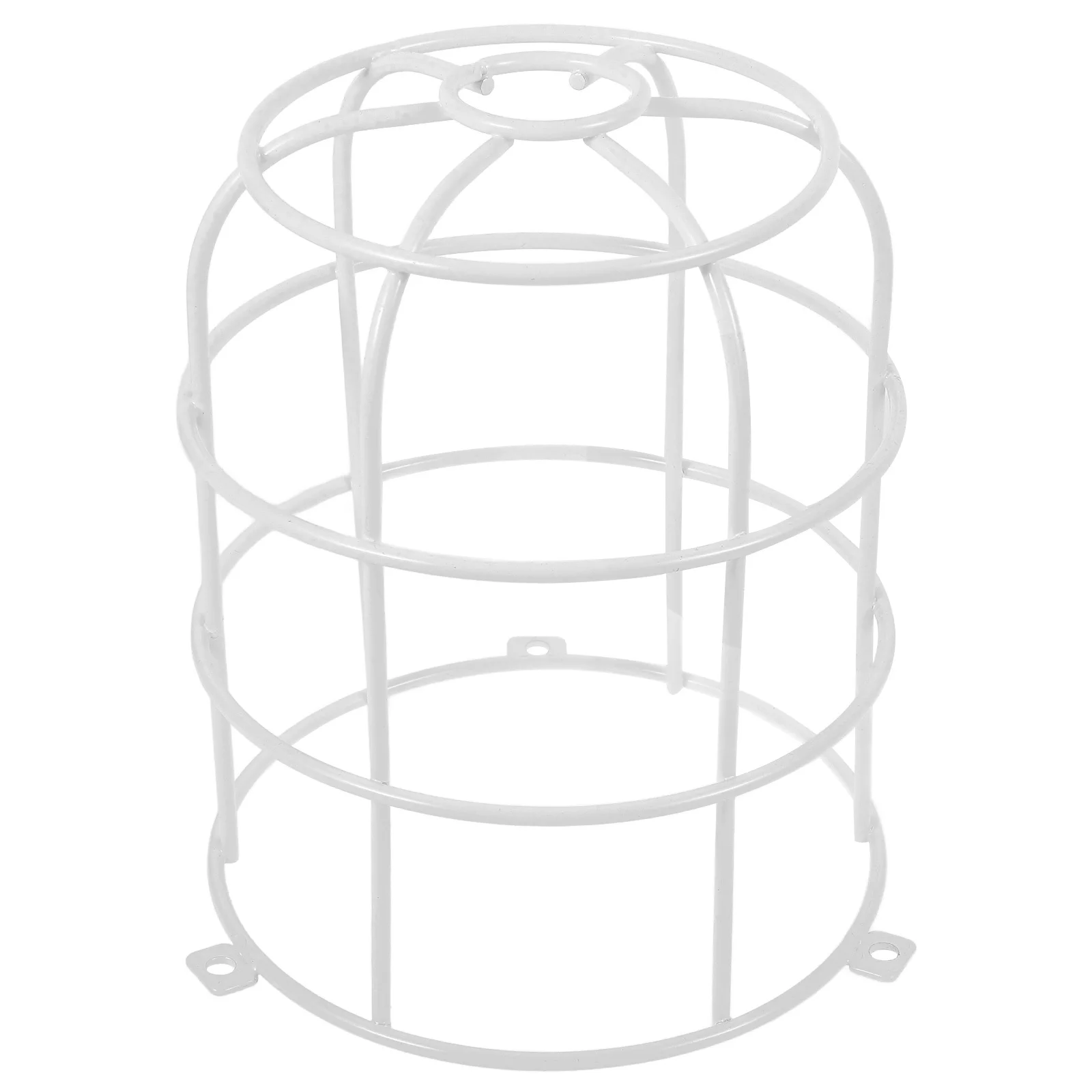 

Explosion-Proof Lampshade Frame Sturdy Iron Wire Holder Metal Lamp Cage DIY Pendant Ceiling Light Guard Lampshade Frame