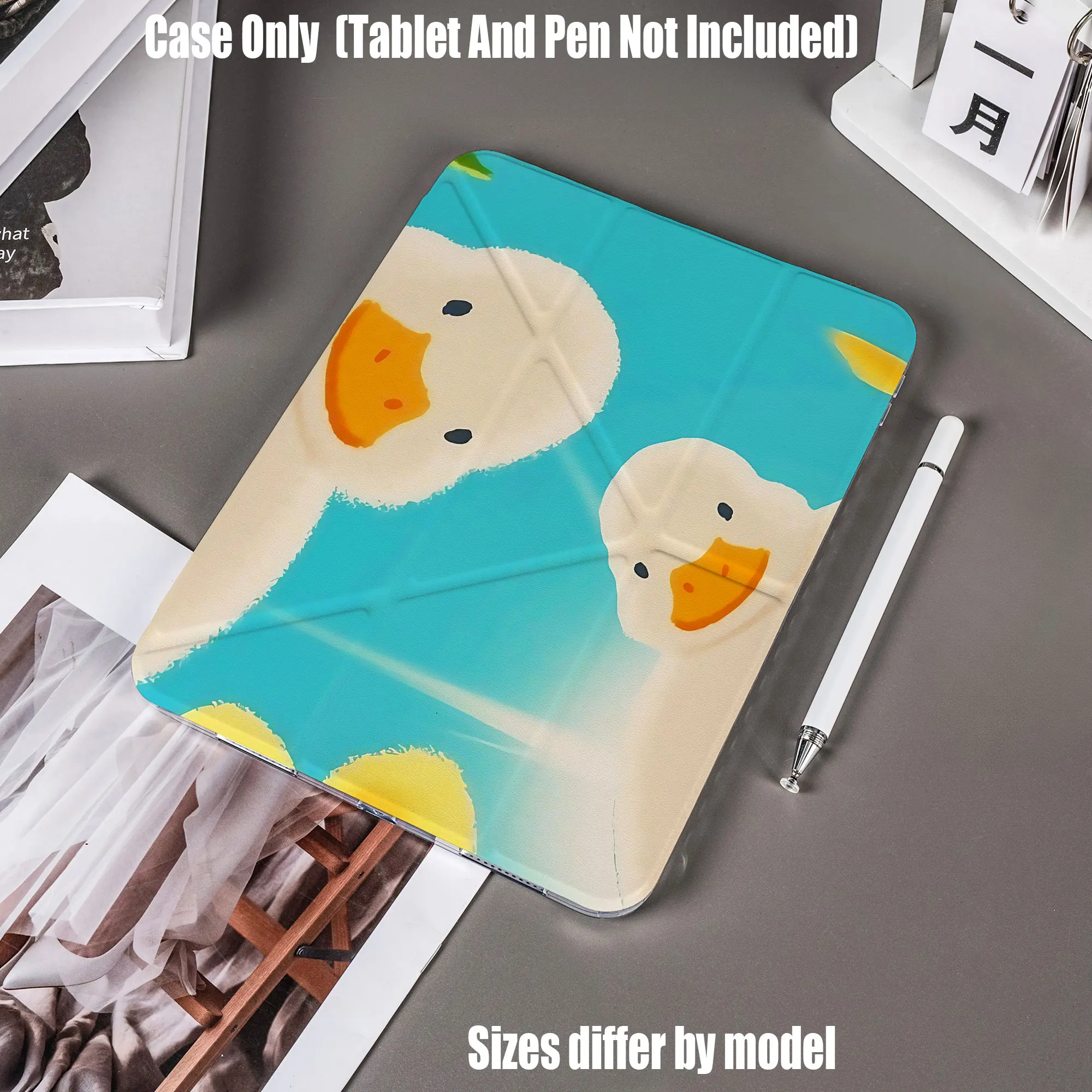 Slim Fit Premium TPU Tablet Cover, Shockproof Durable Lightweight Protective Case for iPad Samsung Huawei Honor Redmi Xiaomi