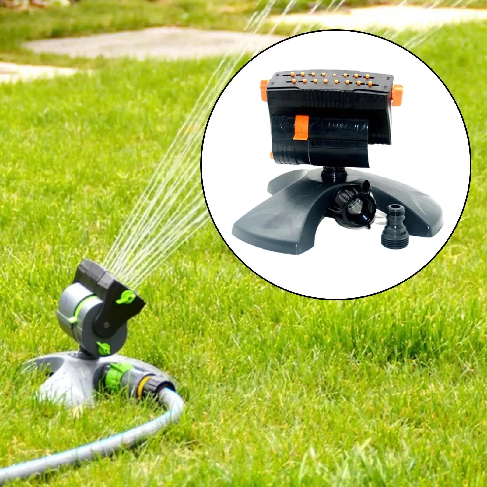 

Спринклерный генератор для орошения газона, поливочный спринклер для патио, домашнего двора