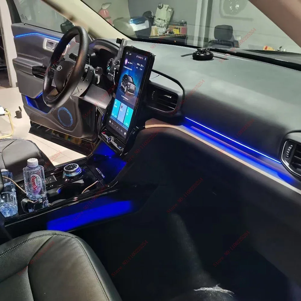 7/64 color LED Ambient Light for Ford Explorer 2020-2022 LED Ambient light Interior Lighting Decorate Atmosphere lamp