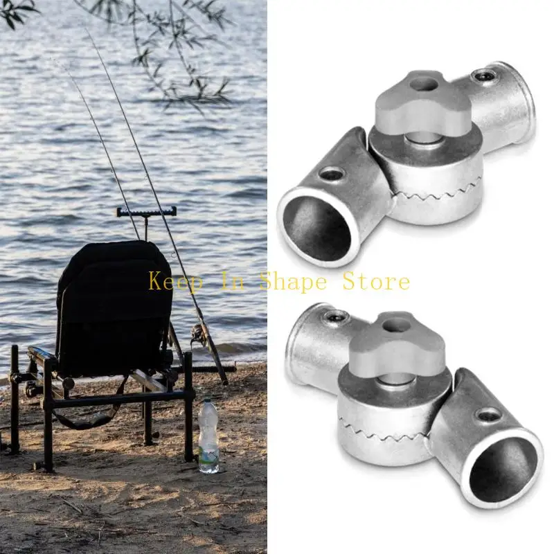 U1JC Locking Gear Pair for Fishing Chair Backrest Repair, Aluminum Adjustment Hardware for Outdoor Fishing Chair Use
