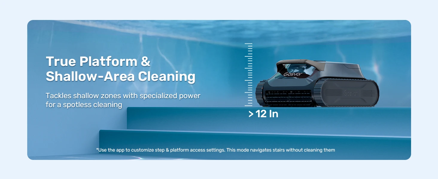 True Platform &amp;amp; Shallow-Area Cleaning