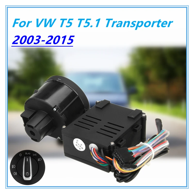 

For VW T5 T5.1 Transporter 2003-2015 Car Headlight Sensor Chrome Light Switch Auto lamp Sensor