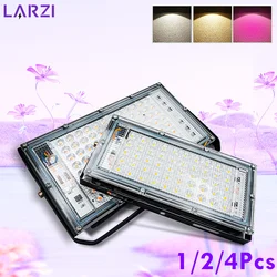 LED Grow Light Full Spectrum AC 220V 240V 50W 100W Phyto Lamp High Brightness Indoor Growing Floodlight for All Stage Plants