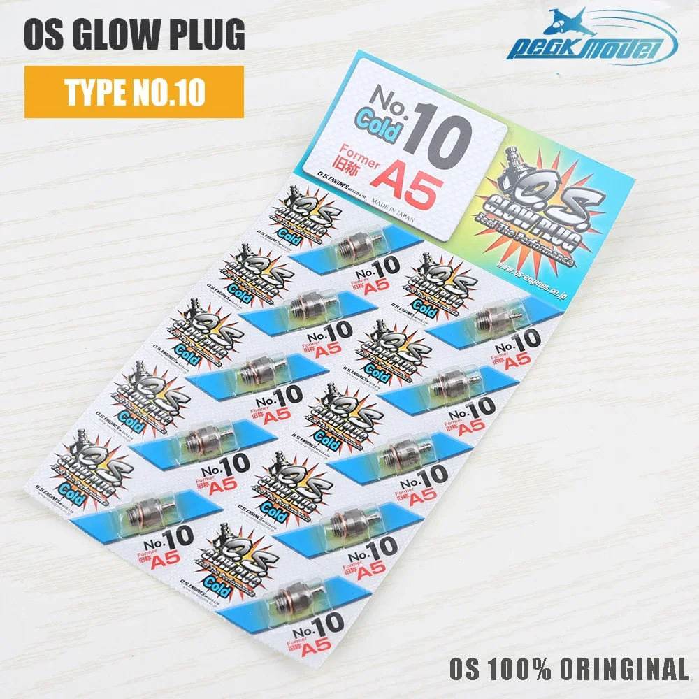 

Оригинальные свечи накаливания OS No 10 A5 для нитродвигателя, 100% подлинные детали No 10, производительность