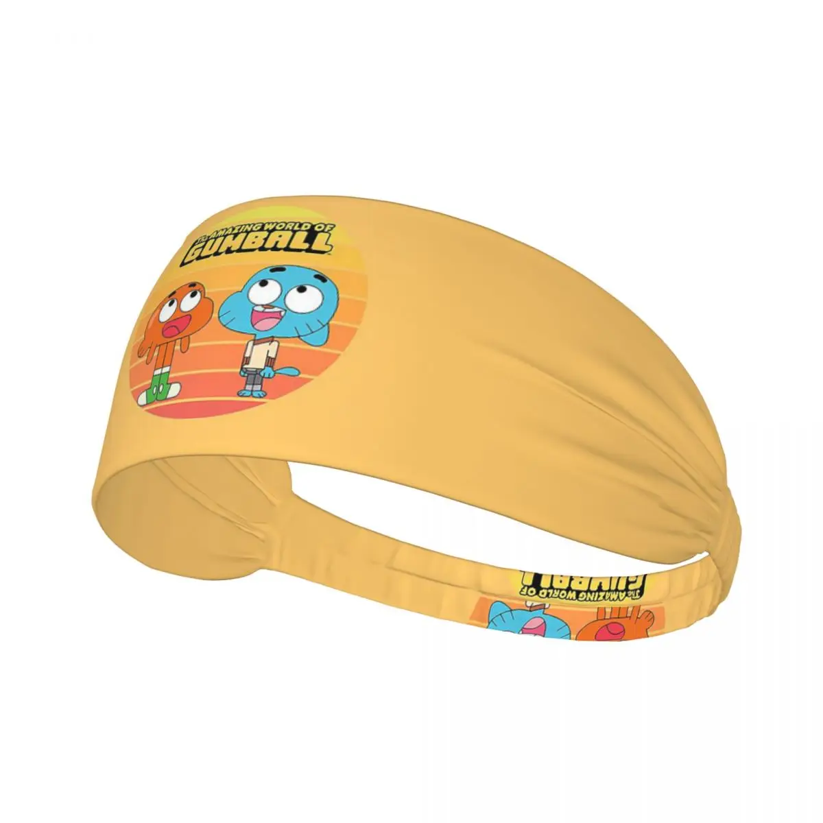 

Custom The Amazing World Of Gumball Gumball And Darwin Sweatband for Men Women Quick Drying Sports Sweatband Gym Yoga Running