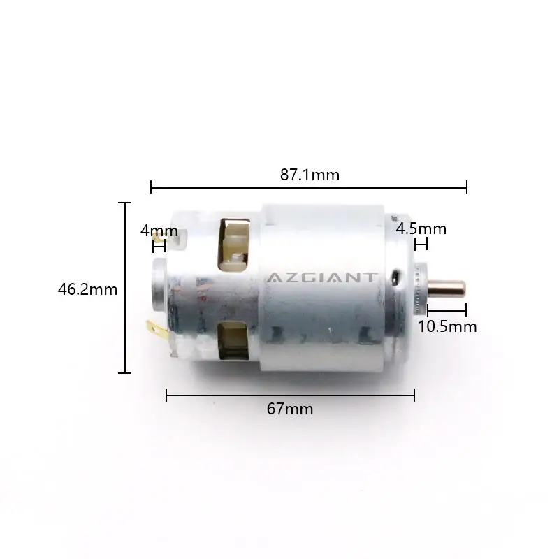 micro electric engine tool actuator RS-775WC-9013 high torque high speed tool motor carbon brush repair kits easy to install