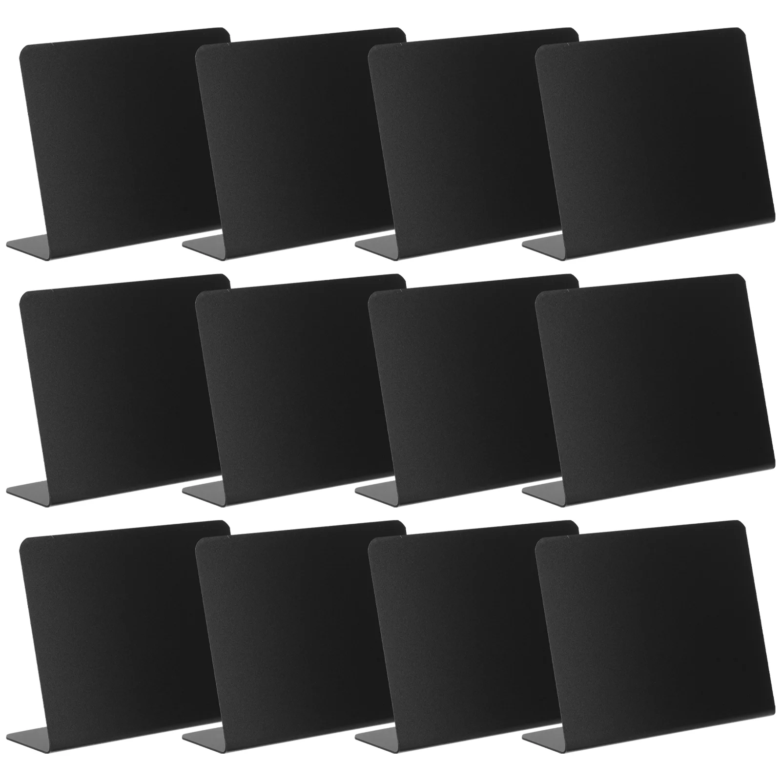 12 Pcs Mini Chalk Board Signs for Tables Reusable Chalkboard Memo Standing Message Bookend