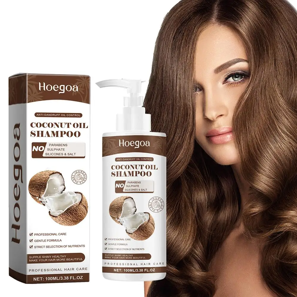 Natural Coconut Shampoo Hair Dye, Colorir, Nutrir, Limpeza, Escurecimento do couro cabeludo, Ferramenta de cabelo, A8J9