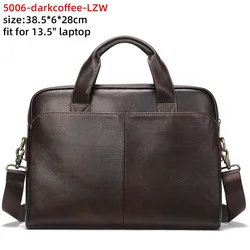 Bag Executive For Men Men's Briefcase Bag Men's Genuine Leather Laptop Bag For Men Porte Document Business Handbag