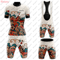 2023 NEW ORNAMENT Women Cycling Jerseys Sets MTB Cycling Clothing Breathable PRO Mountian Bicycle Clothes Bike Wear BOUYGUES