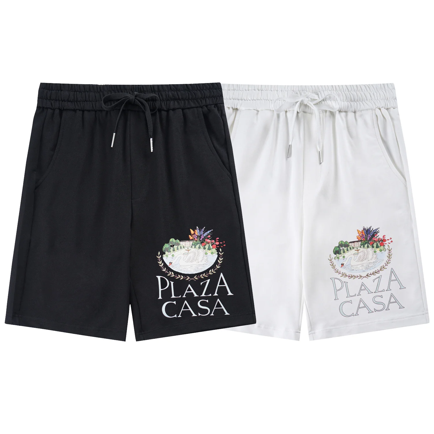 

New Fashion Casablanca Brand stamp logo Casual Shorts for Men