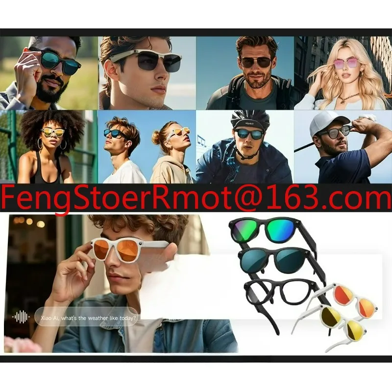 Smart glasses with charging case, 8MP camera, image and video, artificial intelligence translation, BT call, music glasses