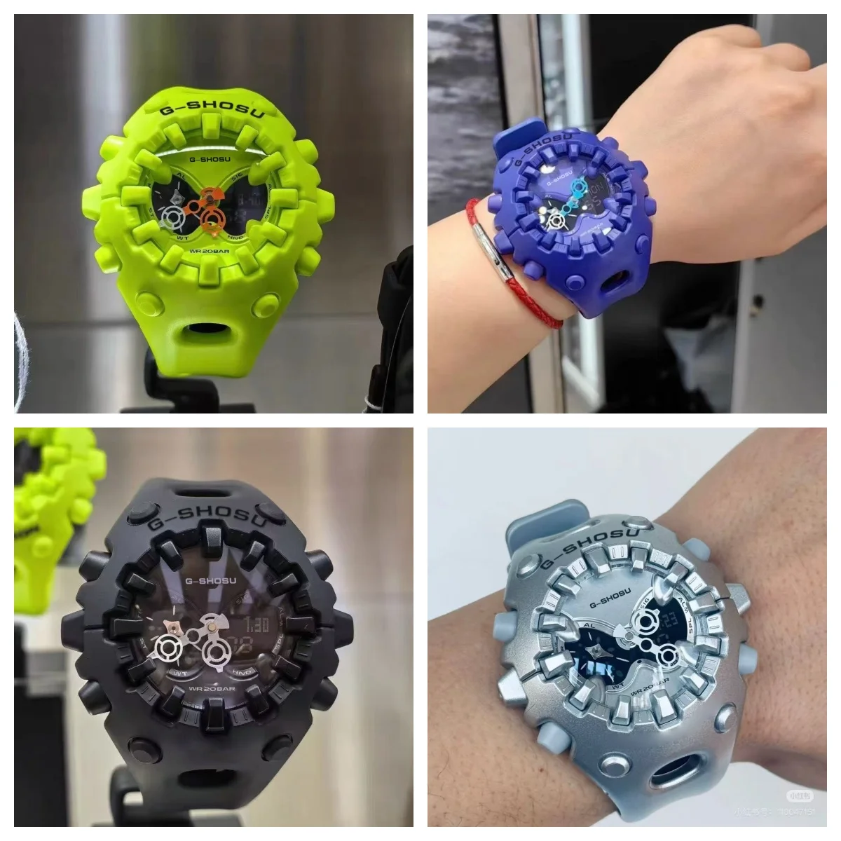 

Цифровые спортивные часы унисекс, специальное издание, полнофункциональный светодиодный двойной дисплей, мировое время, большой циферблат G