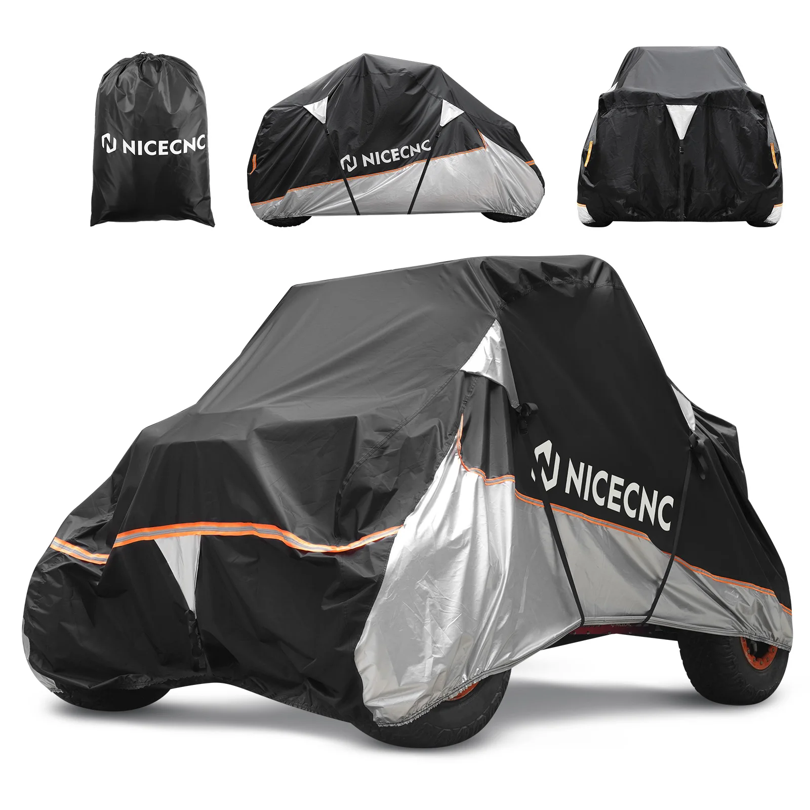 NICECNC For Can-Am Maverick X3 2013-2025 Waterproof UTV Cover For Can-Am Commander Polaris Kawasaki Honda image 3