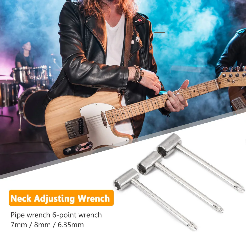 7/8/6.35 مللي متر أنبوب الغيتار مسدس المقبس المعدني الغيتار الجمالون قضيب وجع أداة إصلاح