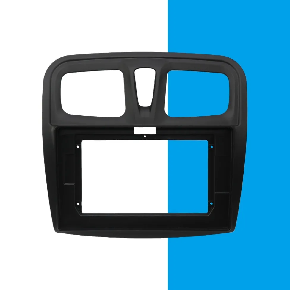 9 inch 10.1 inch Car Center Console Modified Cover for Renault Logan Sandero Duster Symbol Multimedia Radio Frame Cable Adapter