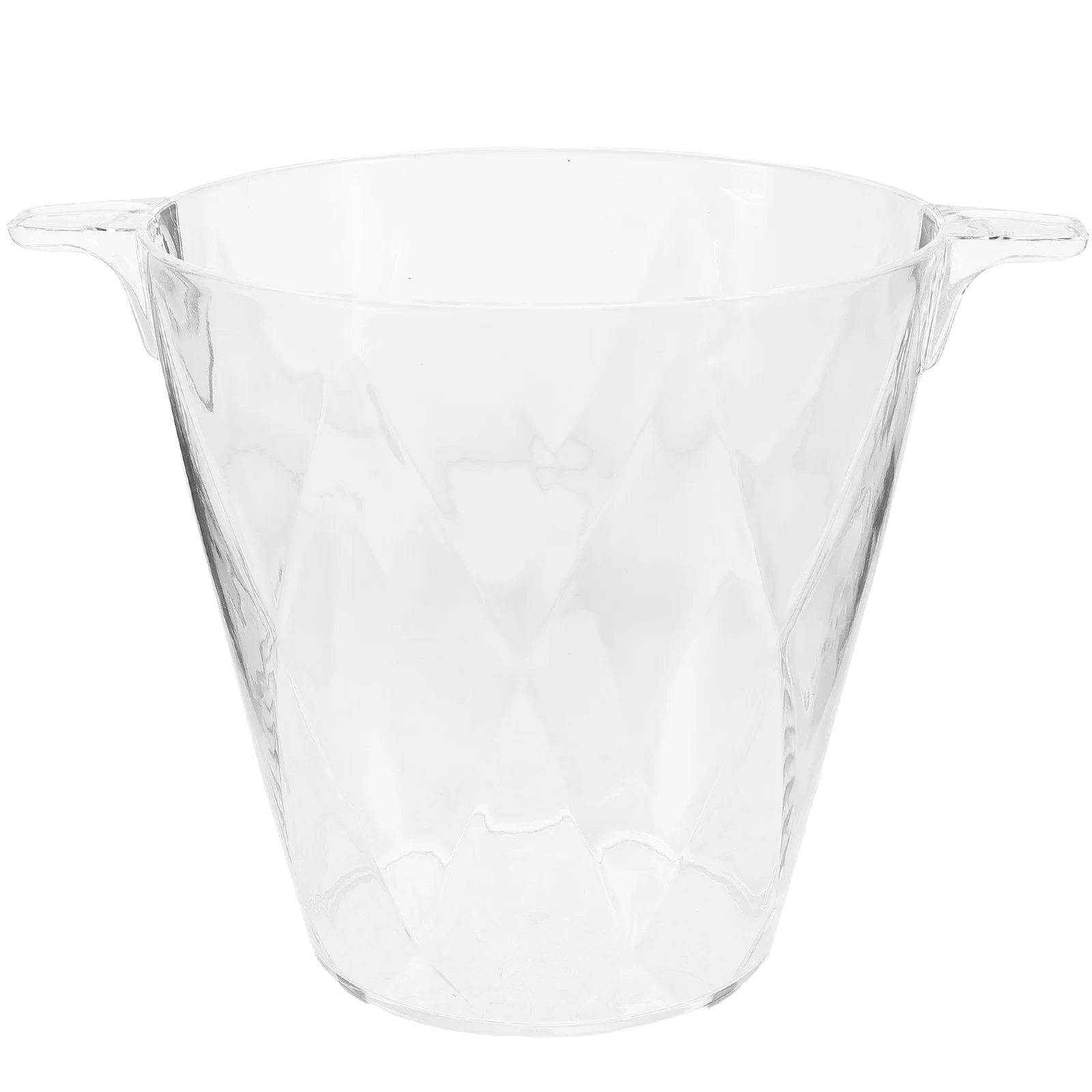 

Ice Bucket Stainless Steel Silicone Tray Beer Cooler Bar Container Acrylic Material Scratch Resistant Modern Kitchen