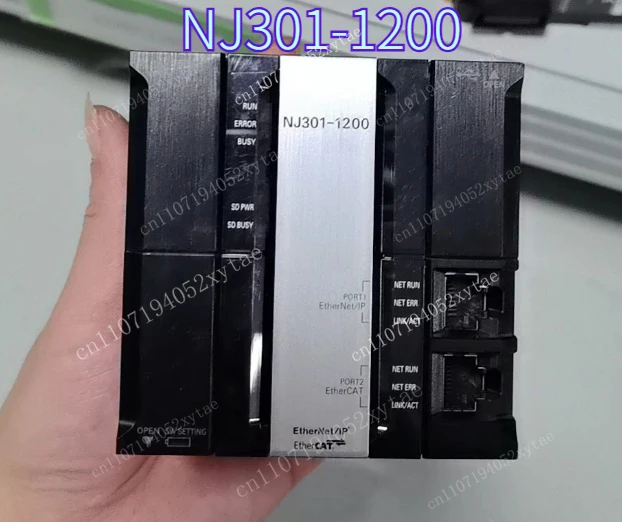 PLC NJ301-1200 version 1.14, supports EtherNet/IP interface, tested OK