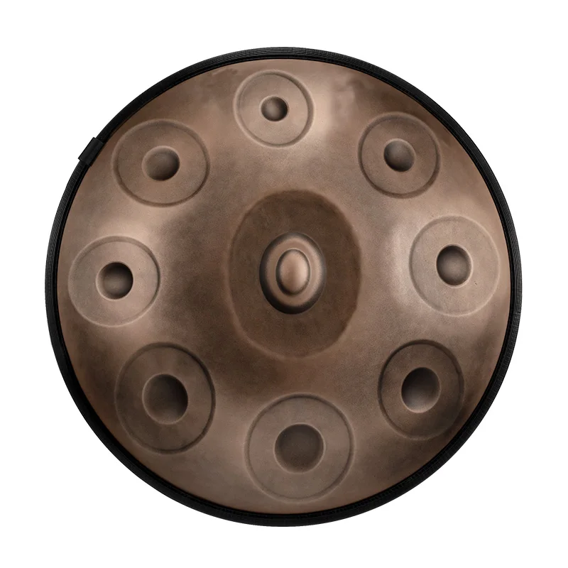 Hluru 9 Note Handpan 22 Inch 9 Notes Glucophone Steel Tongue Drum 22 Inch 10 Note Music Drum Ethereal Drum Percussion Instrument