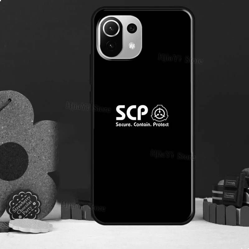 SCP Special Containment Funda For POCO F5 X3 X4 X5 Pro F4 GT C40 F3 Case For Xiaomi 11T 12T Pro 12 X 13 Lite Cover