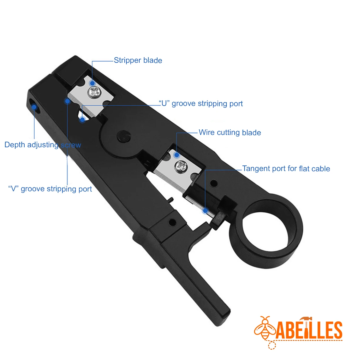 KD-1 RJ11 RJ12 RJ45 телефонной сети провода кабеля инструмент для заделки