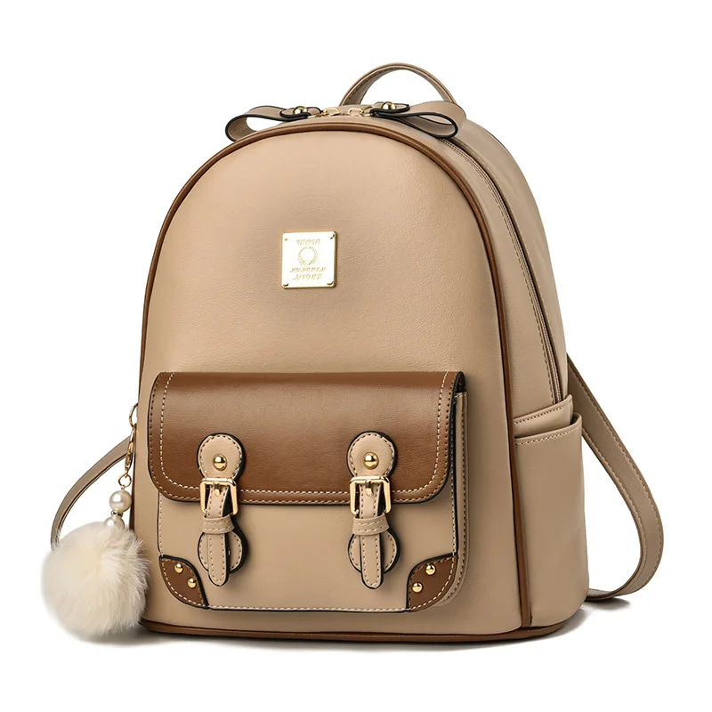 

2025 Women Pu Leather Backpacks Shoulder Bags Female Backpack Ladies Travel Rucksack Mochilas School Bags for Teenage Girls