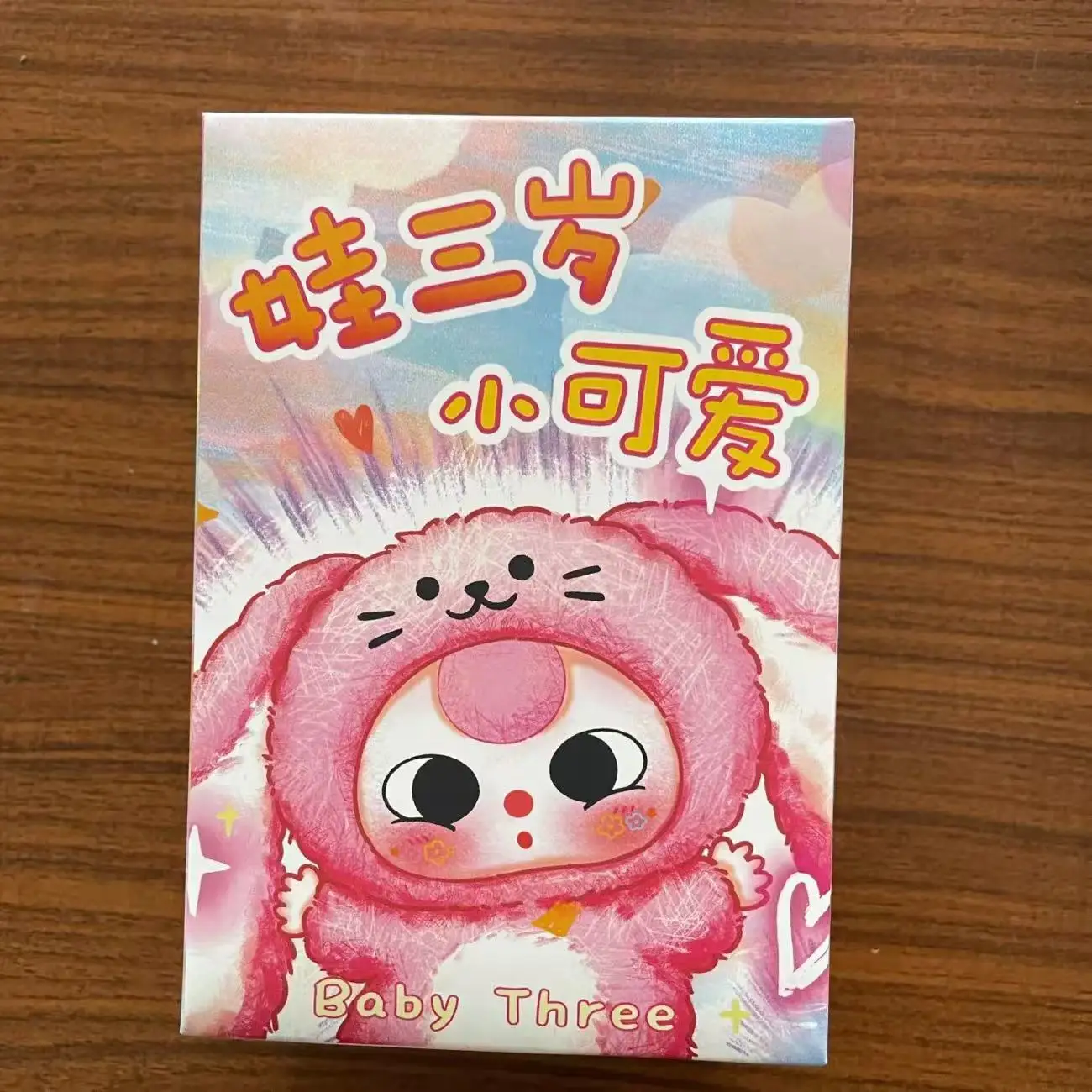 Serie Tre Cutie di Peluche, Scatola Misteriosa, Ciondolo in Vinile, Bambola Kawaii, Giocattolo Decorativo alla Moda