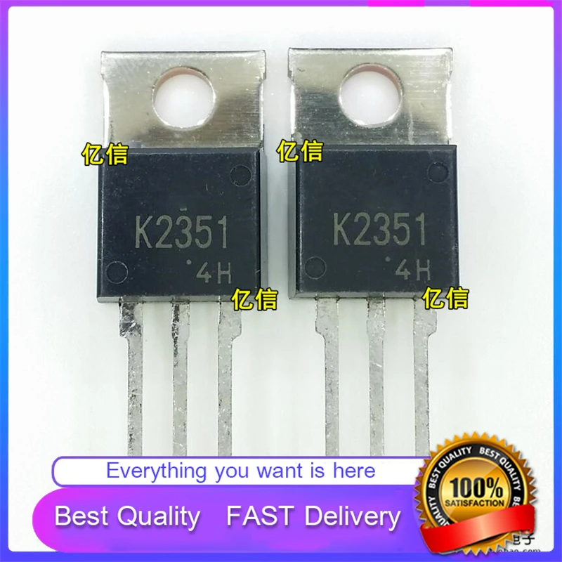 10Pcs/Lot New Original K2351 2SK2351 TO-220 Field Effect Transistor Good Quality  In Stock