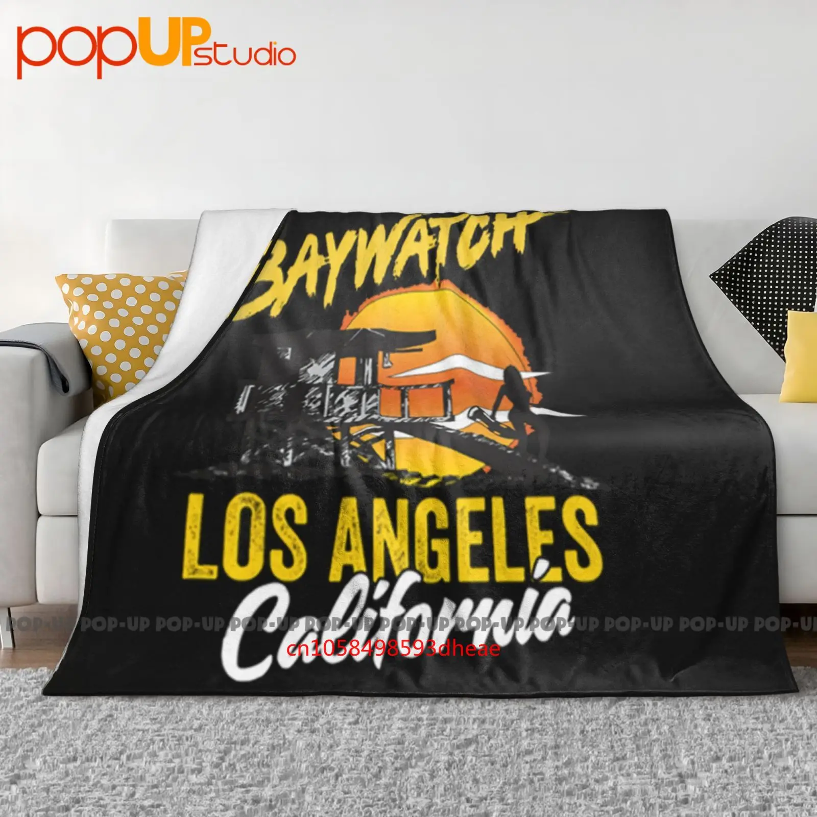 Baywatch 90'S Drama Beach Patrol Lifeguard Los Angeles Ultra-Soft Blanket Quilt Winter Sofa Cover Bed Covers