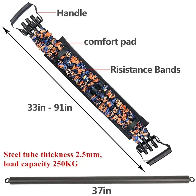 Adjustable Bench Press Bands, Push-ups, Resistance Bands, Portable Arm Expanders, Resistance Training Exercise Equipment