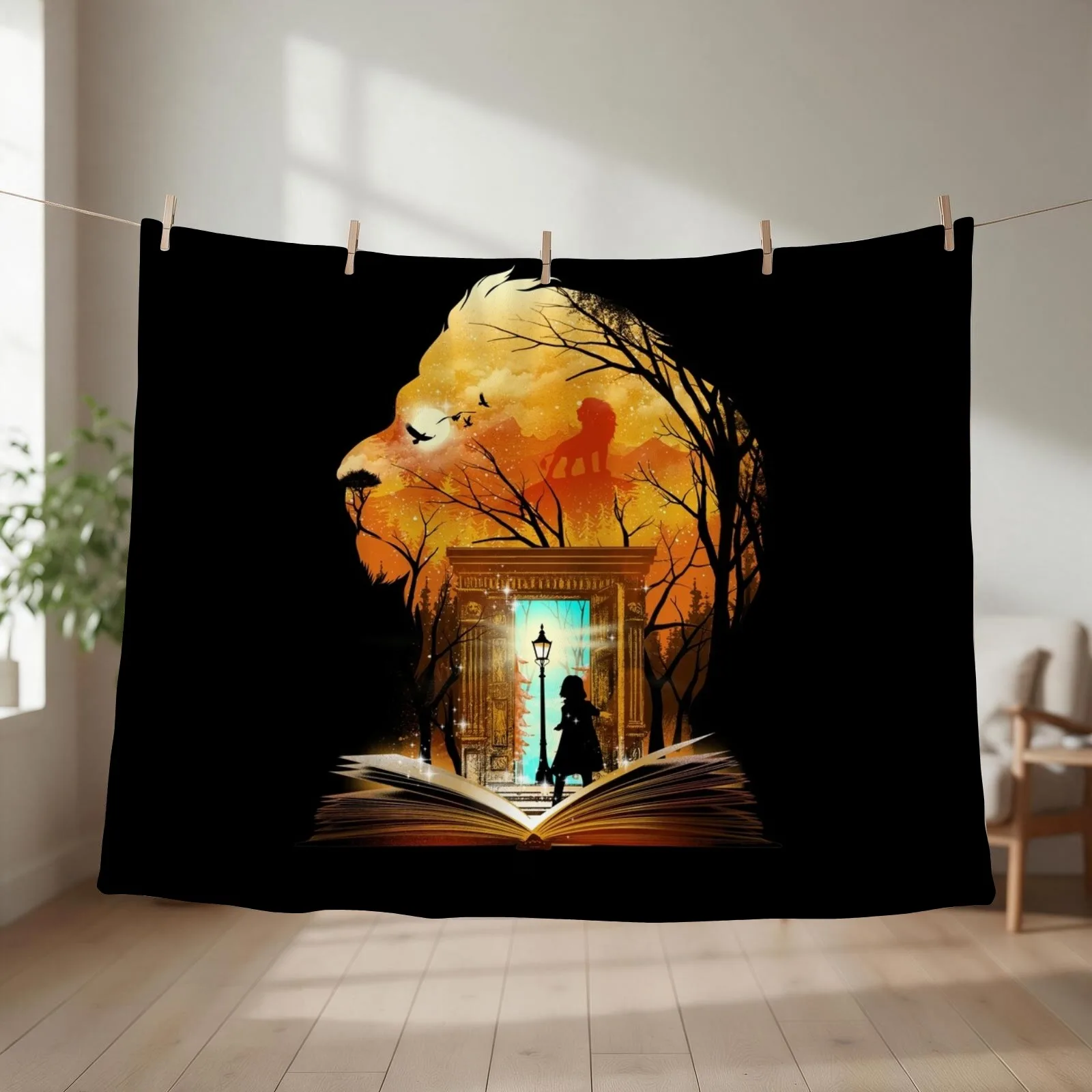 Courage Dear Heart Throw Blanket couch cozy soft plush fuzzy picnic outdoor blanket