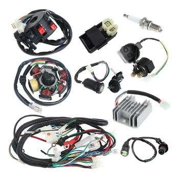 풀 전기 와이어링 하네스 직조 CDI 코일, GY6 150CC ATV 쿼드 버기 고 카트 
