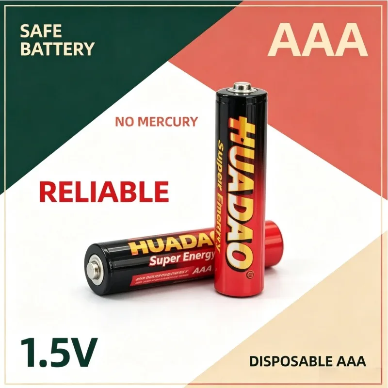 Mercury Free UM4 1.5V AAA Alkaline Dry Battery, Disposable Type, Explosion Resistant Protection