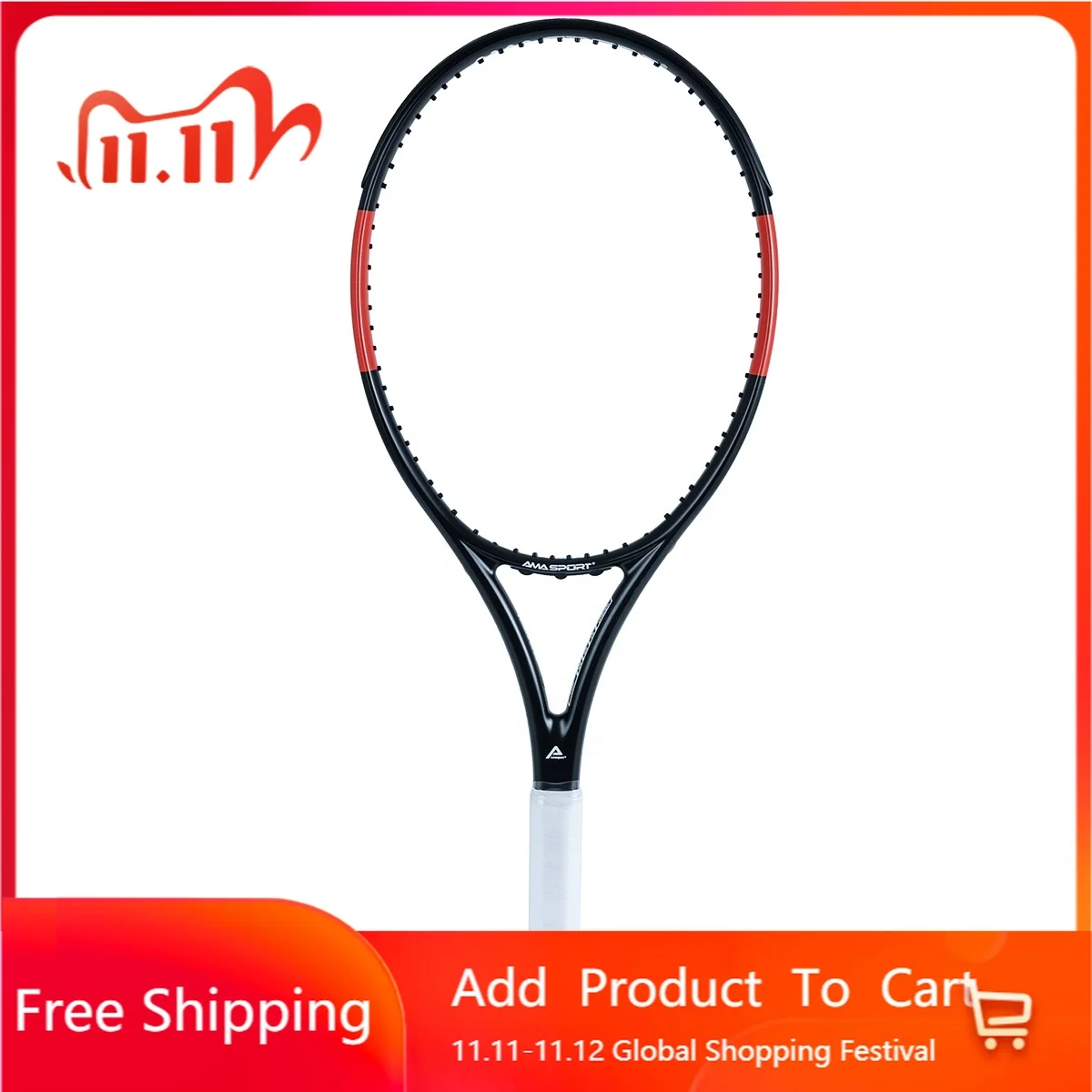 

STLF AMA SPORT Professional Quality Custom Brand Carbon Graphite Fiber Tennis Racket China Factory Directly OEM