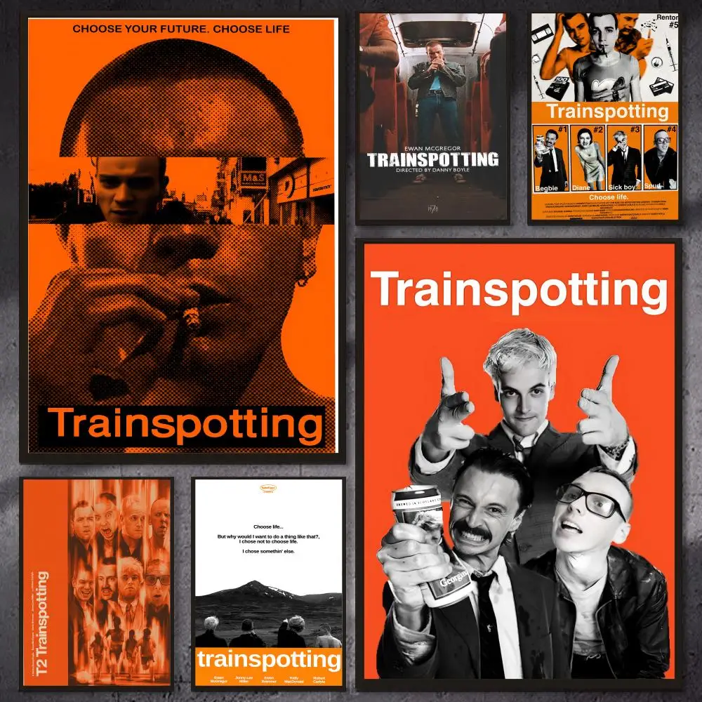 Movie T-Trainspotting Poster Versatile HD Waterproof Wall Ar