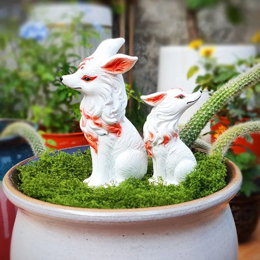 

Micro Landscape Resin Little Statue Cute Exquisite Animal Sculpture Art Simulated Garden Miniatures Figurine Office