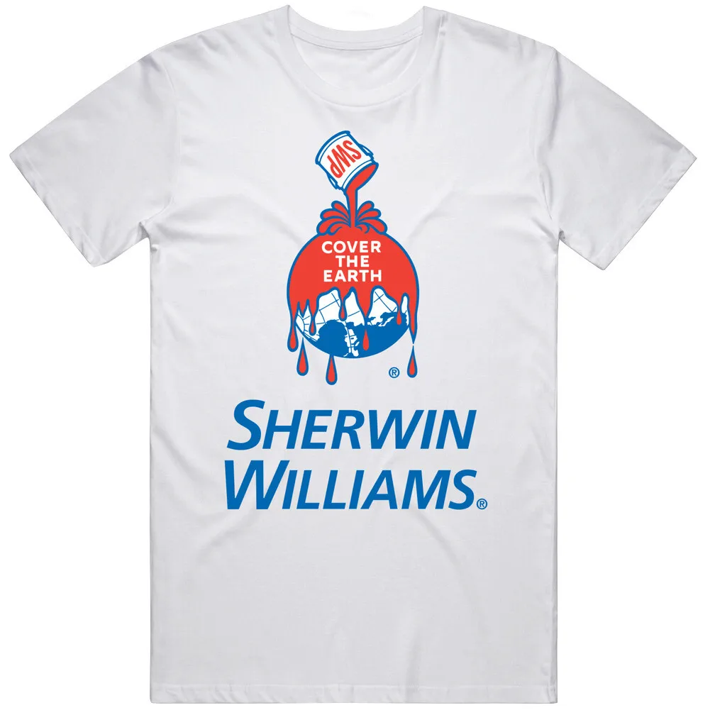 Sherwin Williams cubre la camiseta del fan de la tierra