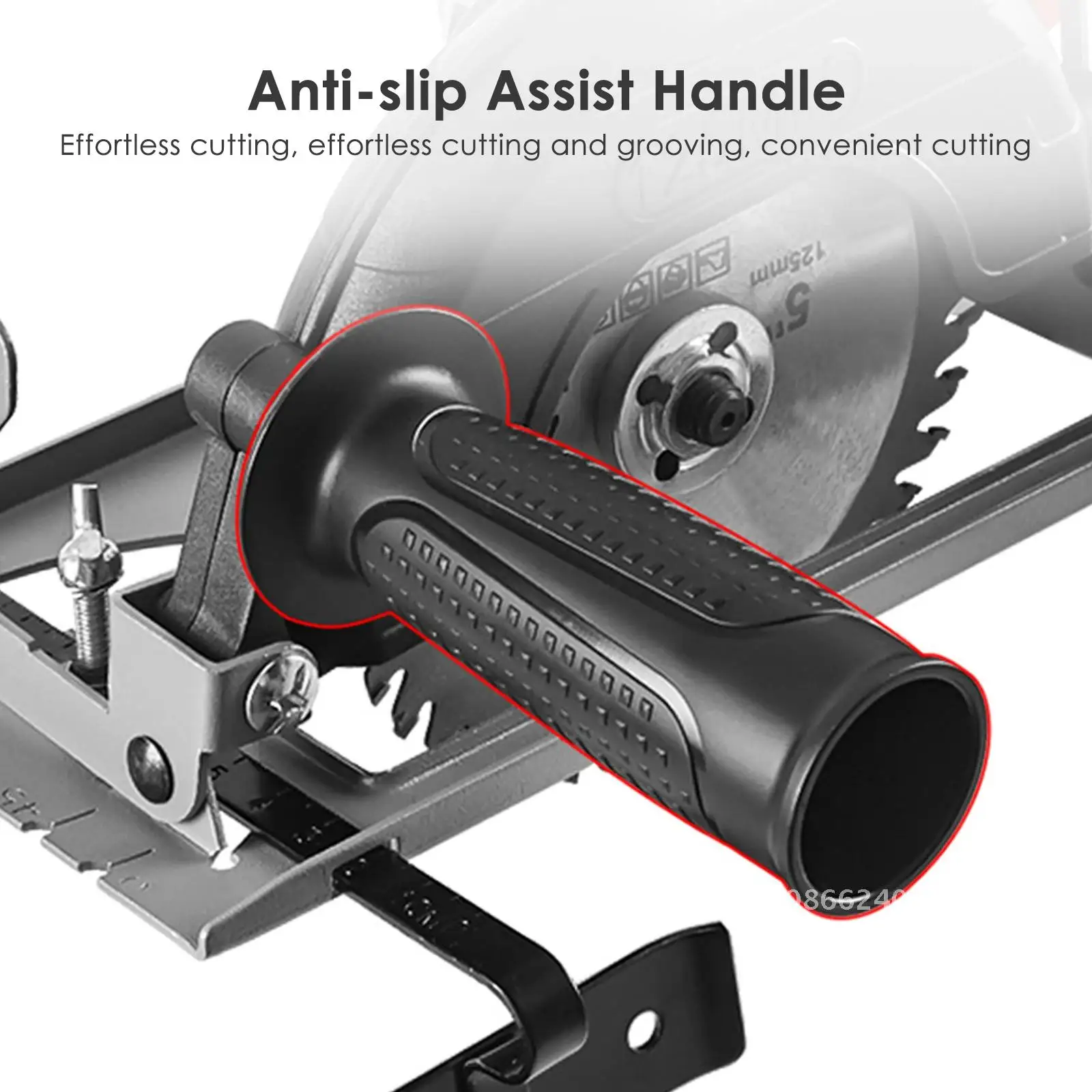 45° Adjustable Cutting Depth Positioning Bracket Angle Grinder Retrofit Cutting Machine Slotting Base For100-125MM Angle Grinder