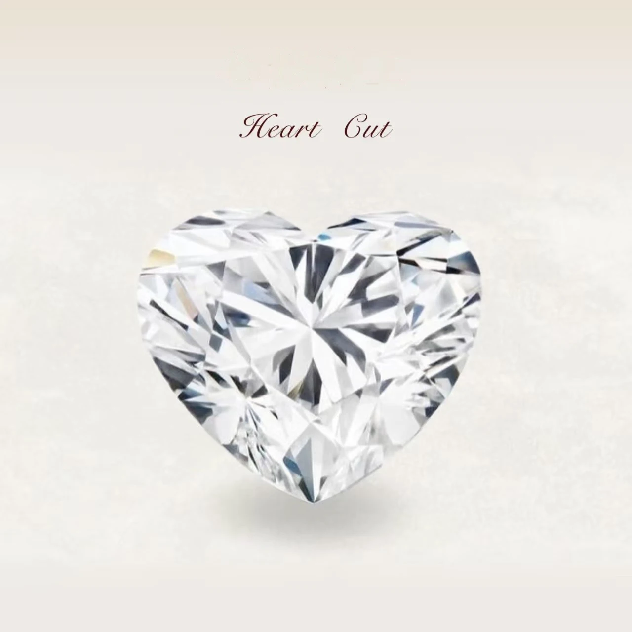 Heart shape laboratory grown diamond with IGI certificate 1ct 1.5ct 2ct D/E color VS-VVS clarity