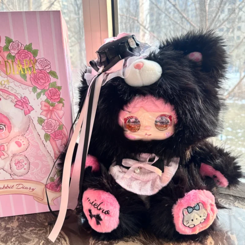 

Плюшевая игрушка Mootoy Mielno Rabbit Diary 800% увеличенного размера, Q-версия, милая мягкая кукла, декор для рабочего стола, подарок на день рождения