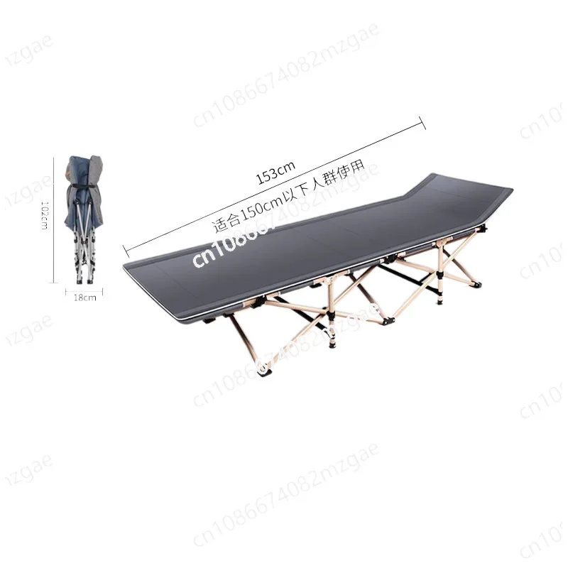 Single folding bed for home use, adult office, nap tool workstation, nap bed, portable and simple marching bed