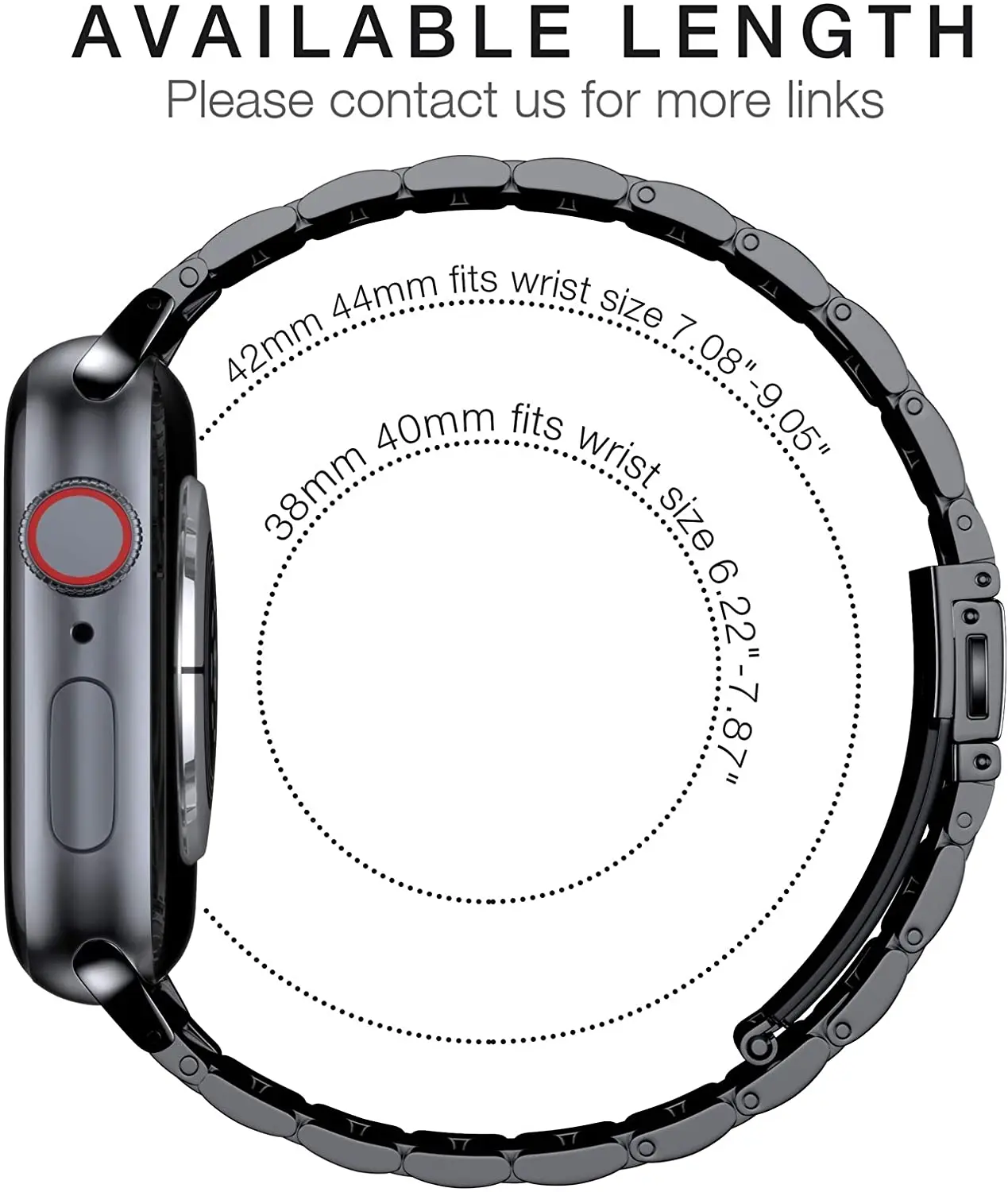 アップルウォッチ用メタルストラップ,ステンレススチールストラップ,ウルトラ2,10,9,8,7,49mm, 46mm, 45mm, 41mm, 42mm,iwatch 6 5、4、44mm、40mm